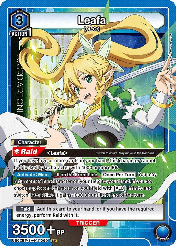 Image for Leafa (060) (UE07BT/SAO-1-060) (UE07BT: Sword Art Online) (UE07BT) - Union Arena
