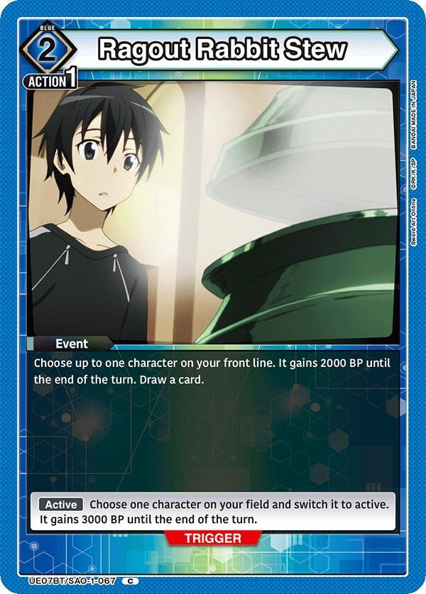 Image for Ragout Rabbit Stew (UE07BT/SAO-1-067) (UE07BT: Sword Art Online) (UE07BT) - Union Arena
