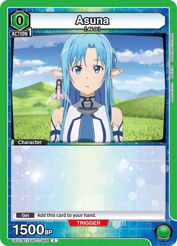 Image for Asuna (068) (UE07BT/SAO-1-068) (UE07BT: Sword Art Online) (UE07BT) - Union Arena