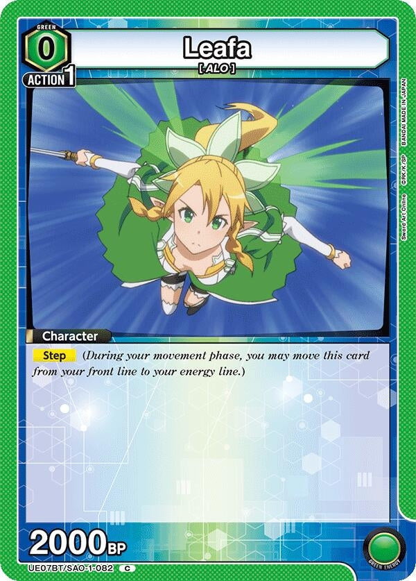 Image for Leafa (082) (UE07BT/SAO-1-082) (UE07BT: Sword Art Online) (UE07BT) - Union Arena