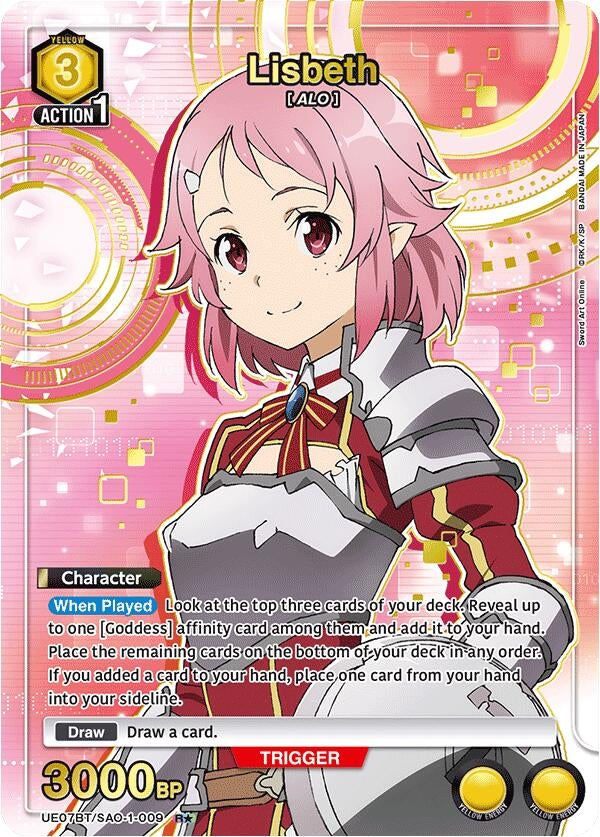 Image for Lisbeth (009) (R*) (UE07BT/SAO-1-009) (UE07BT: Sword Art Online) (UE07BT) - Union Arena
