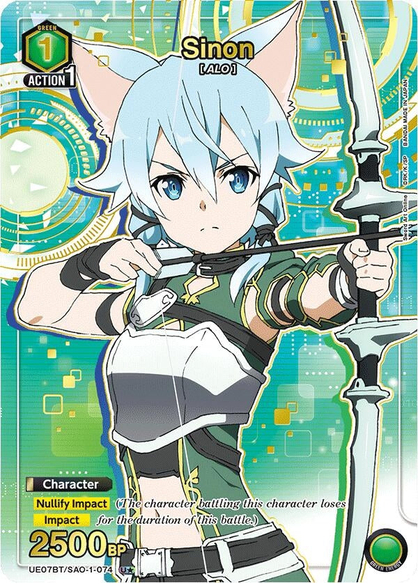 Image for Sinon (074) (U*) (UE07BT/SAO-1-074) (UE07BT: Sword Art Online) (UE07BT) - Union Arena