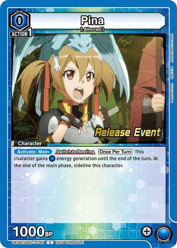 Image for Pina (UEPR/SAO-1-045) (UE07BT: Sword Art Online Release Event Cards) (UE07BT_RE) - Union Arena