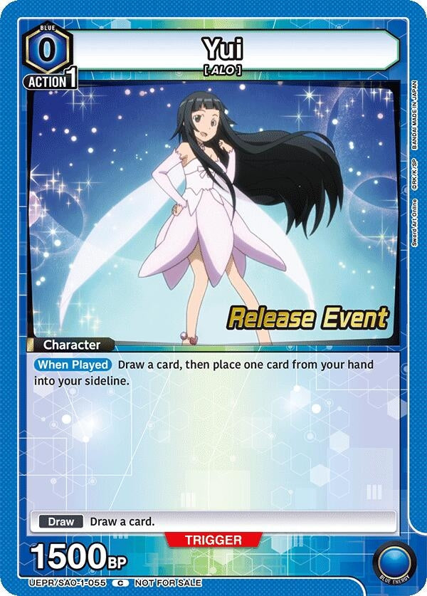 Image for Yui (055) (UEPR/SAO-1-055) (UE07BT: Sword Art Online Release Event Cards) (UE07BT_RE) - Union Arena