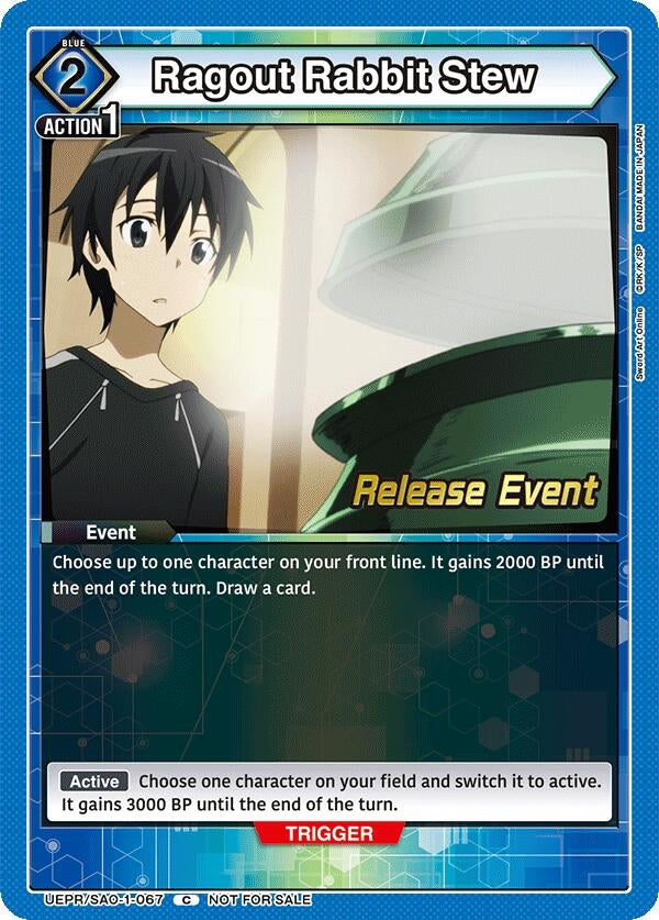 Image for Ragout Rabbit Stew (UEPR/SAO-1-067) (UE07BT: Sword Art Online Release Event Cards) (UE07BT_RE) - Union Arena