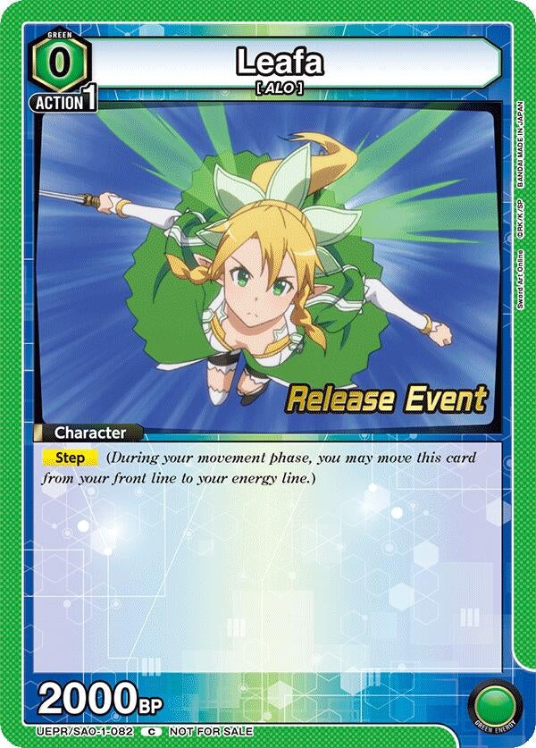 Image for Leafa (082) (UEPR/SAO-1-082) (UE07BT: Sword Art Online Release Event Cards) (UE07BT_RE) - Union Arena