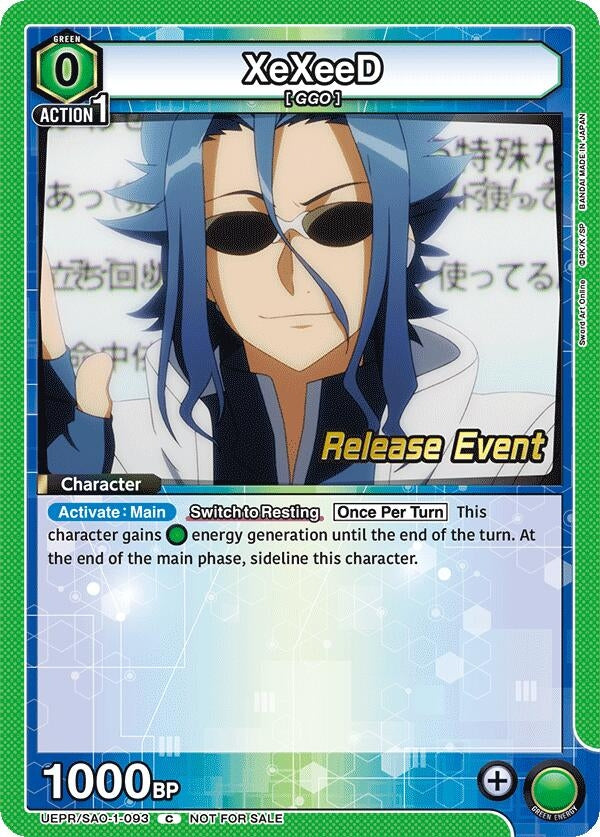 Image for XeXeeD (UEPR/SAO-1-093) (UE07BT: Sword Art Online Release Event Cards) (UE07BT_RE) - Union Arena