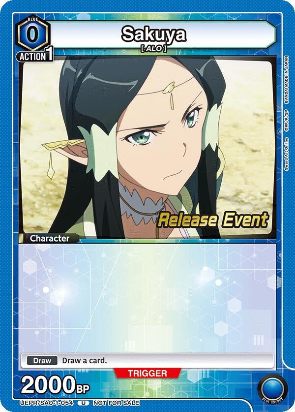 Image for Sakuya (UEPR/SAO-1-054) (UE07BT: Sword Art Online Release Event Cards) (UE07BT_RE) - Union Arena