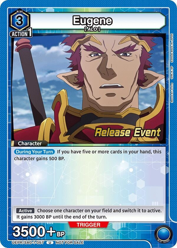 Image for Eugene (UEPR/SAO-1-057) (UE07BT: Sword Art Online Release Event Cards) (UE07BT_RE) - Union Arena