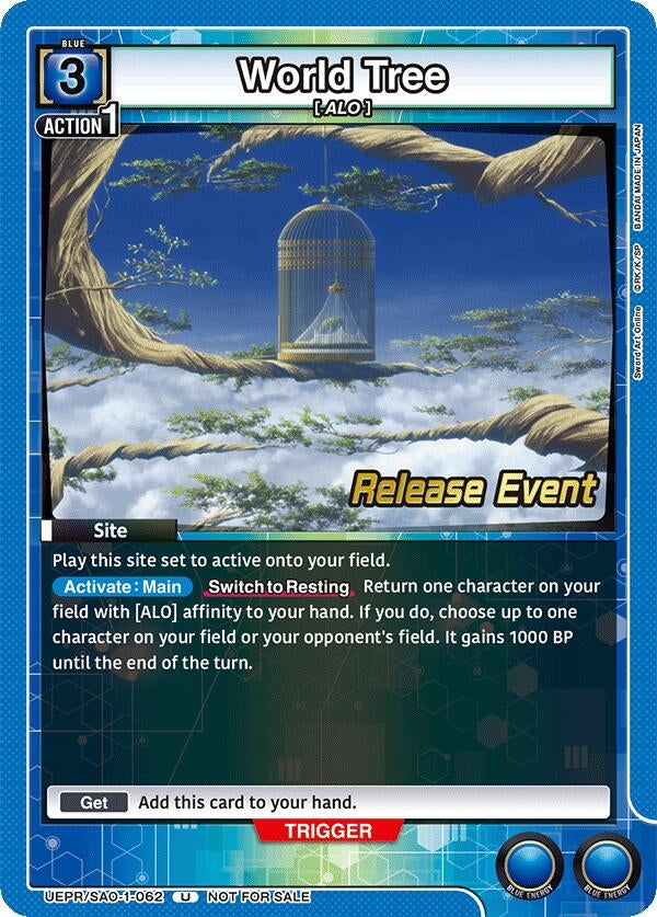 Image for World Tree (UEPR/SAO-1-062) (UE07BT: Sword Art Online Release Event Cards) (UE07BT_RE) - Union Arena