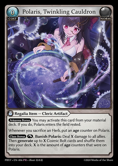 Image for Polaris, Twinkling Cauldron (006) (Proxia's Vault) (PRXY) - Grand Archive TCG