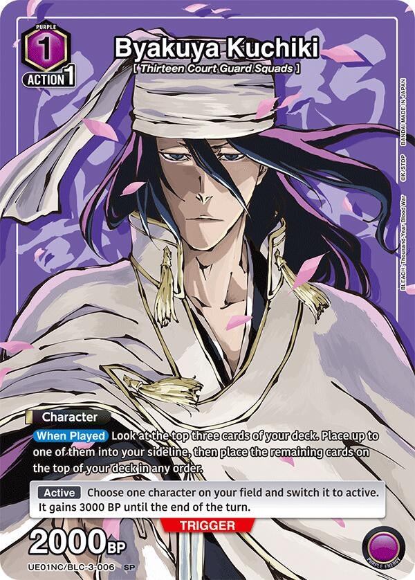 Image for Byakuya Kuchiki (UE01NC/BLC-3-006) (UE01NC: New Card Selection: BLEACH: Thousand-Year Blood War) (UE01NC) - Union Arena