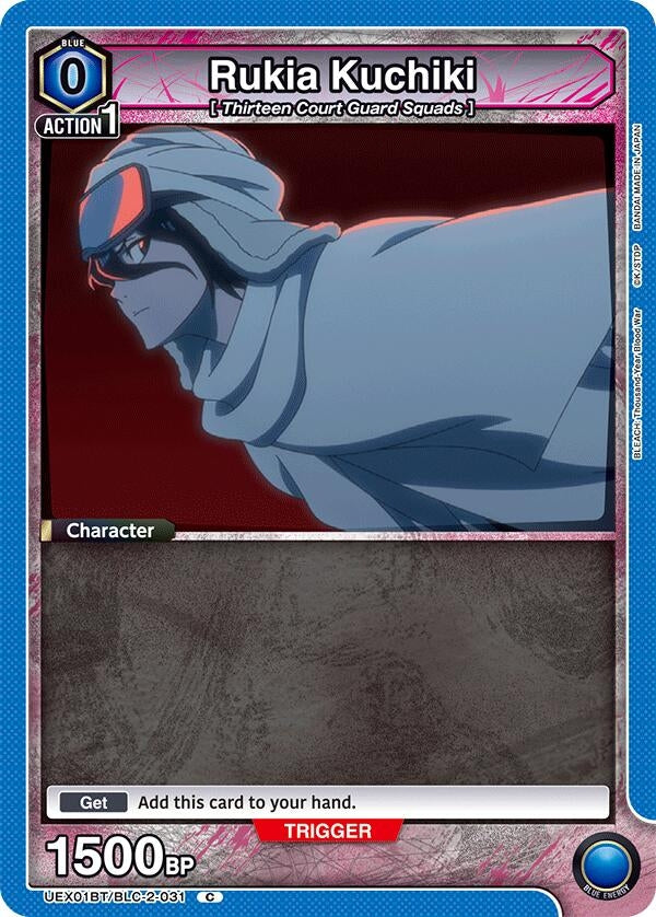 Image for Rukia Kuchiki (031) (Box Topper Foil) (UEX01BT/BLC-2-031) (UEX01BT: BLEACH: Thousand-Year Blood War Vol.2) (UEX01BT) - Union Arena