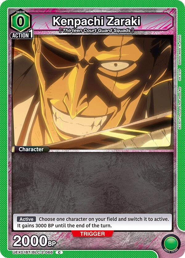 Image for Kenpachi Zaraki (Box Topper Foil) (UEX01BT/BLC-2-066) (UEX01BT: BLEACH: Thousand-Year Blood War Vol.2) (UEX01BT) - Union Arena