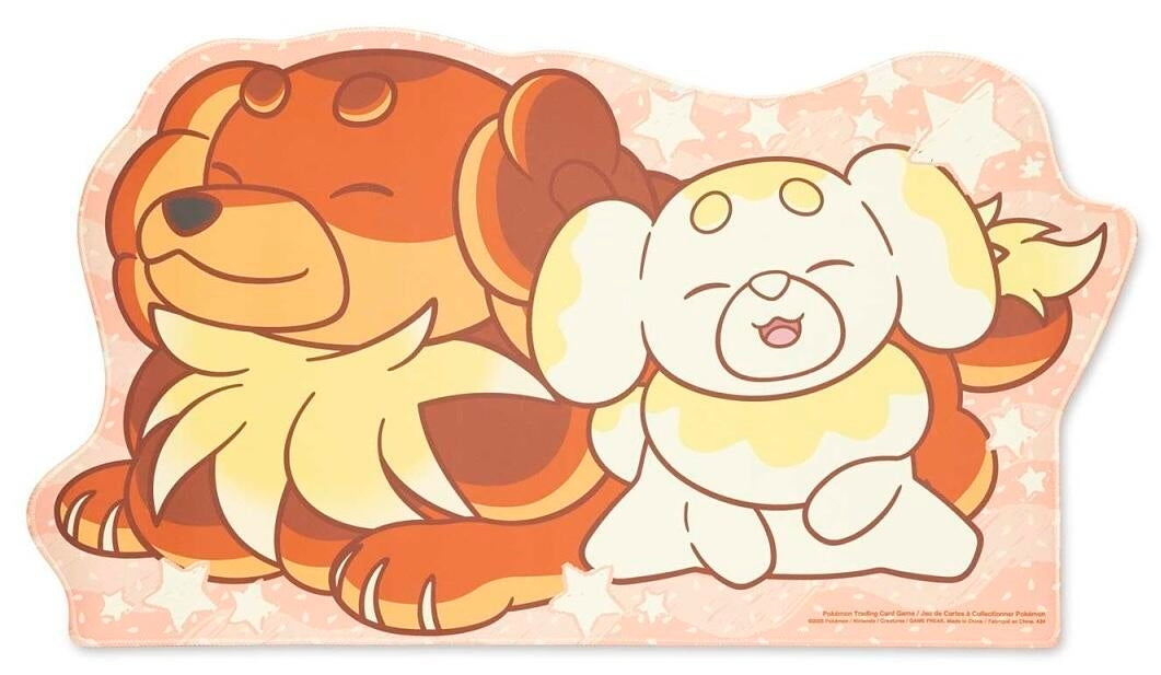 Image for Pokemon TCG: Pokemon Center Exclusive - Fidough & Dachsbun Die-Cut Playmat - Playmats