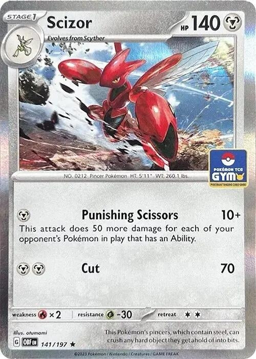 Image for Scizor - 141/197 (Pokemon Gym Promo) (141/197) (Miscellaneous Cards & Products) (MCAP) - Pokemon