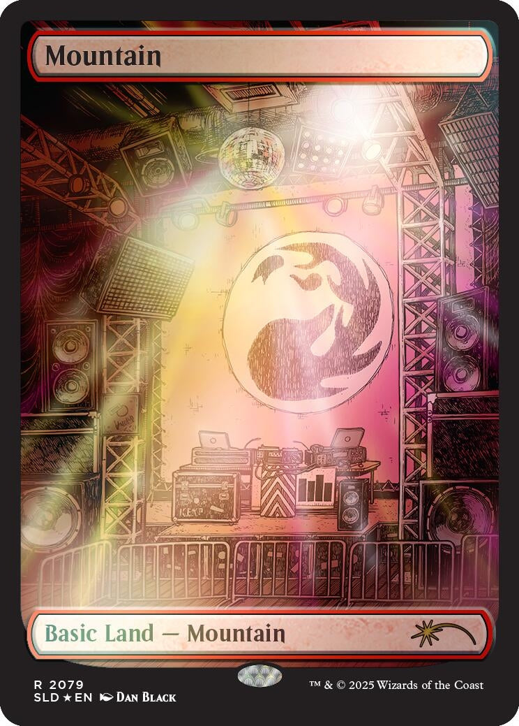 Mountain (2079) (Rainbow Foil) (2079) (Secret Lair Drop Series)