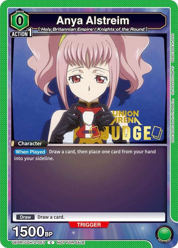 Image for Anya Alstreim (Judge Pack) (UEPR/CGH-2-053) (Union Arena Promotion Cards) (UEPR) - Union Arena