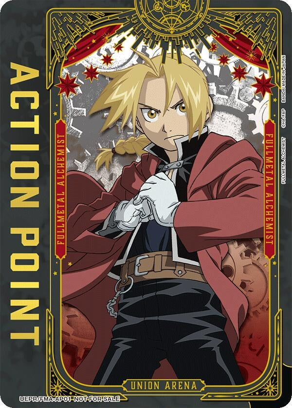 Image for Action Point Card (AP01) (FULLMETAL ALCHEMIST) (UEPR/FMA-AP01) (Union Arena Promotion Cards) (UEPR) - Union Arena