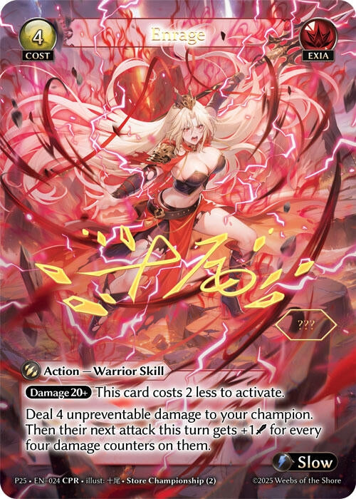 Image for Enrage (CPR) (024) (Promotional Cards) (P) - Grand Archive TCG