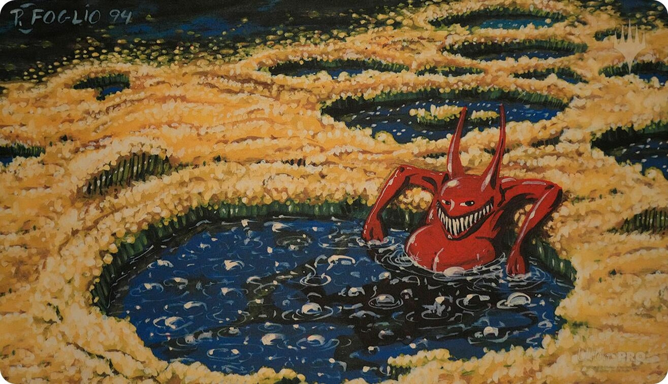 Image for Phil Foglio Ultra Pro Exclusive Playmat for Magic: The Gathering - Sulfurous Springs - Playmats