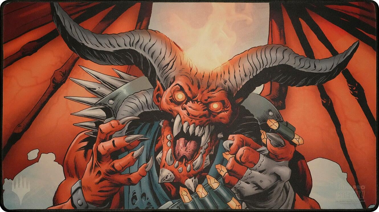 Image for Greg Staples Ultra Pro Exclusive Playmat for Magic: The Gathering - Rakdos, the Muscle - Playmats