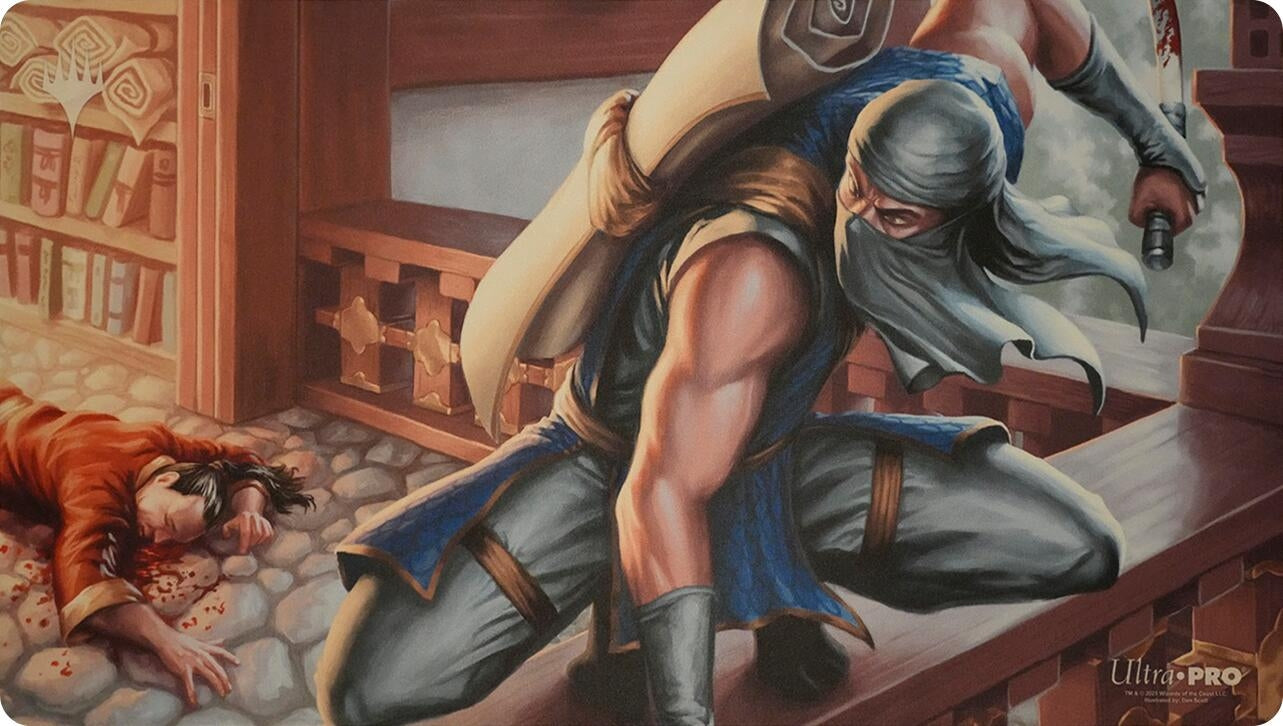 Image for Dan Murayama Scott Ultra Pro Exclusive Playmat for Magic: The Gathering - Ninja of the Deep Hours - Playmats