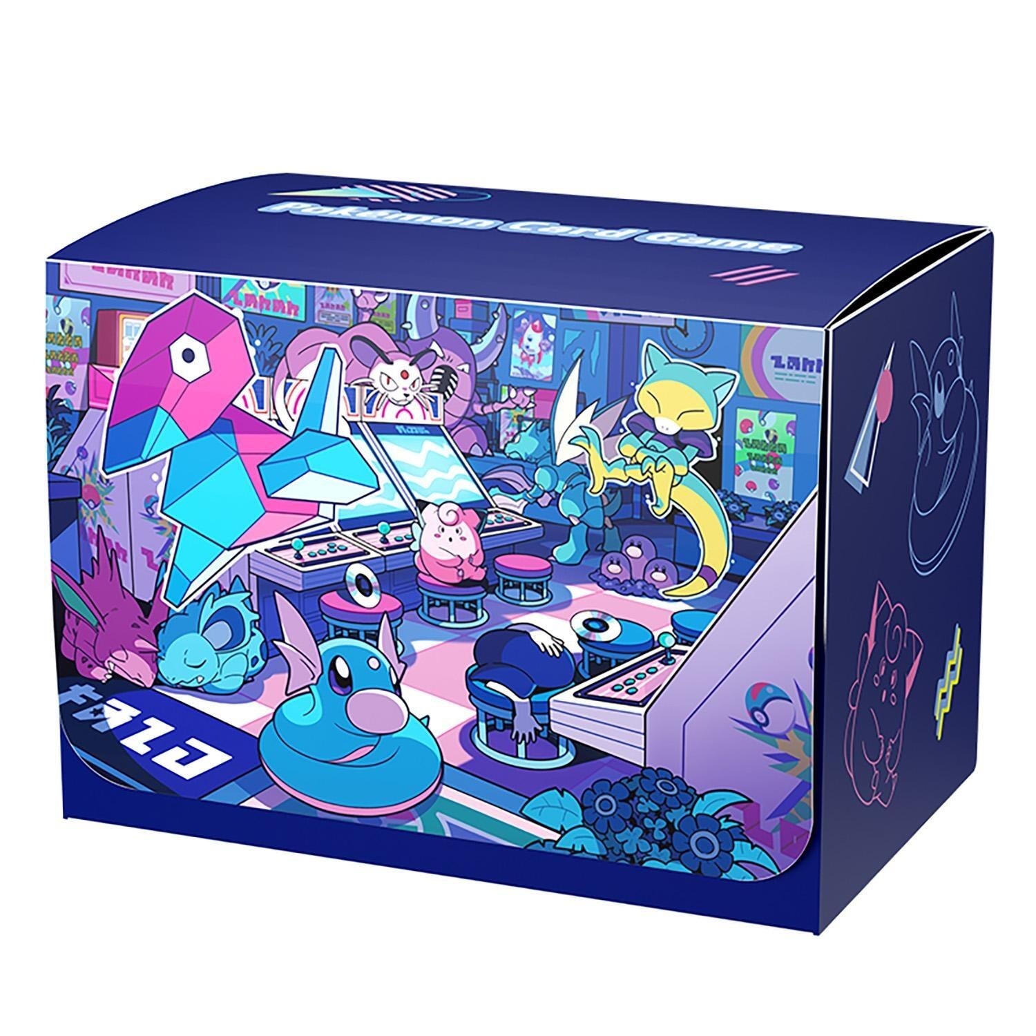 Image for Pokemon Center Japan Exclusive: Night Arcade Double Deck Box - Deck Boxes