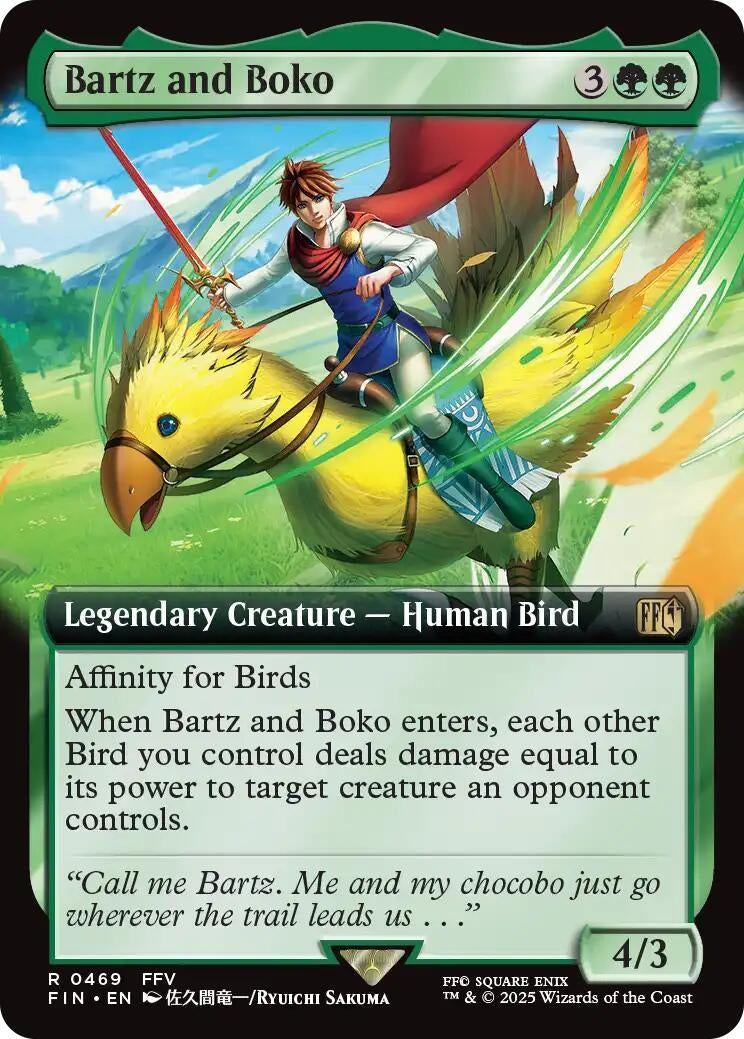 Bartz and Boko (Extended Art) (469) (FINAL FANTASY)