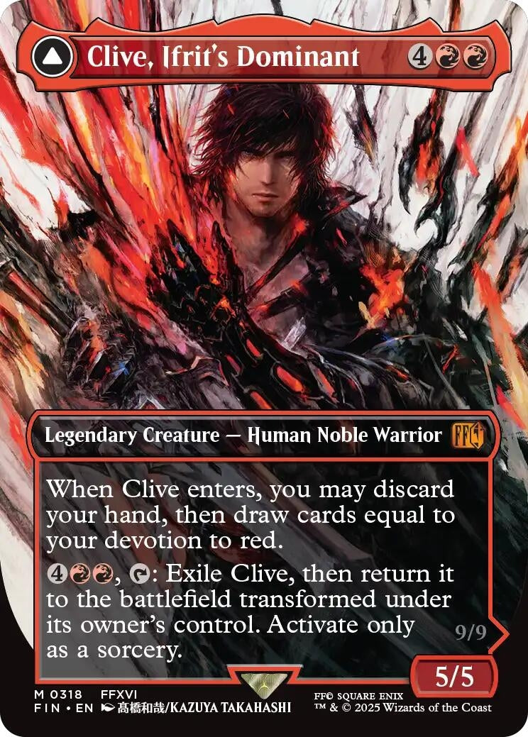 Clive, Ifrit's Dominant (0318) (Borderless) (318) (FINAL FANTASY)