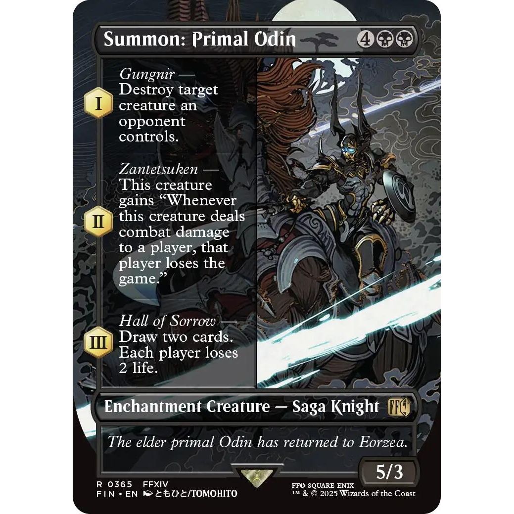 Summon: Primal Odin (Borderless) (365) (FINAL FANTASY) - PokeBox USA