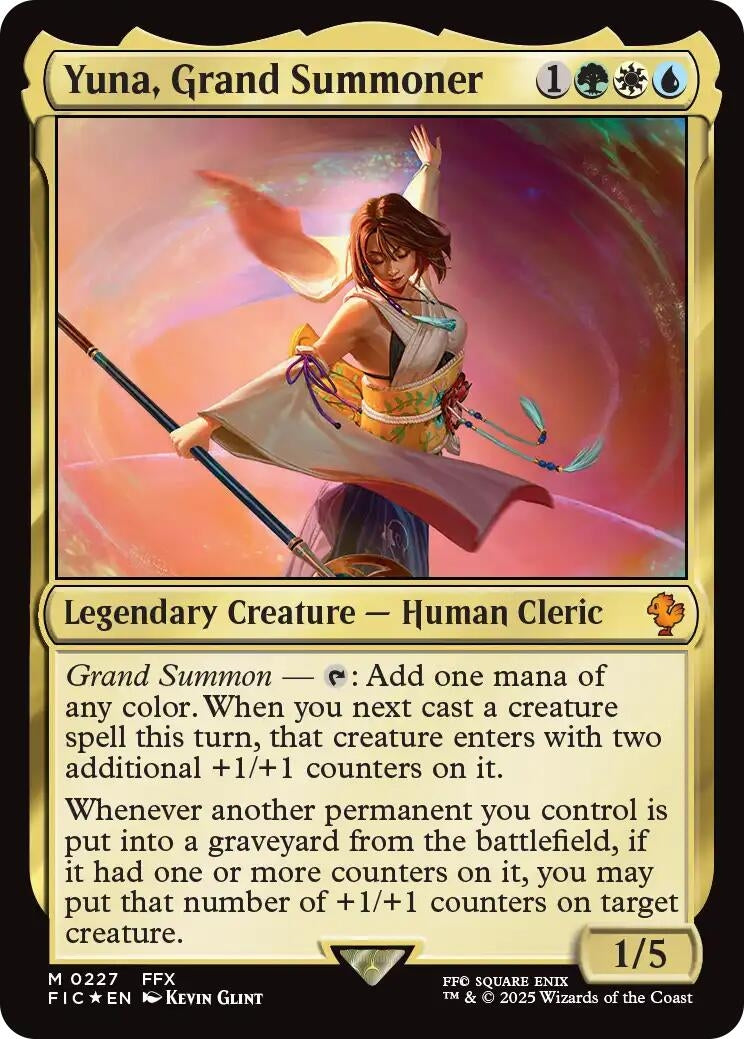 Yuna, Grand Summoner (Surge Foil) (227) (FINAL FANTASY)