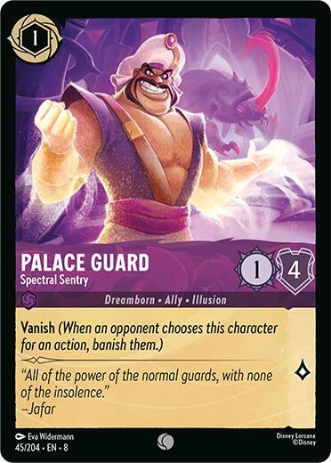 Image for Palace Guard - Spectral Sentry (45/204) (Reign of Jafar) (8) - Disney Lorcana