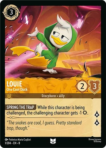 Image for Louie - One Cool Duck (1/204) (Reign of Jafar) (8) - Disney Lorcana