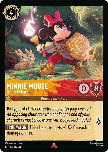 Image for Minnie Mouse - Daring Defender (6/204) (Reign of Jafar) (8) - Disney Lorcana