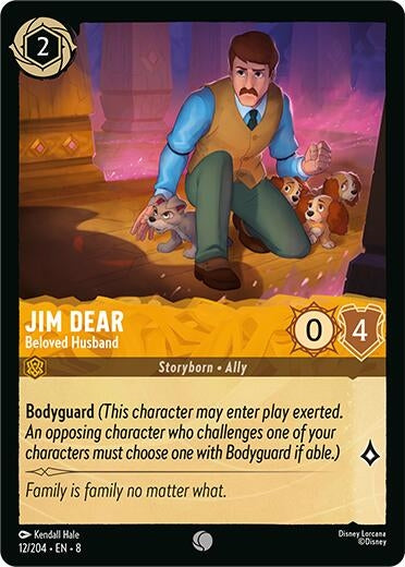 Image for Jim Dear - Beloved Husband (12/204) (Reign of Jafar) (8) - Disney Lorcana