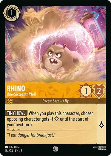 Image for Rhino - One-Sixteenth Wolf (15/204) (Reign of Jafar) (8) - Disney Lorcana
