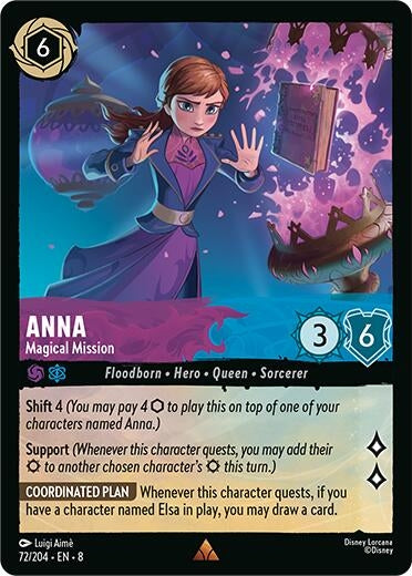 Image for Anna - Magical Mission (72/204) (Reign of Jafar) (8) - Disney Lorcana