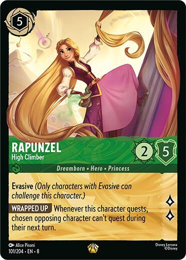 Image for Rapunzel - High Climber (101/204) (Reign of Jafar) (8) - Disney Lorcana