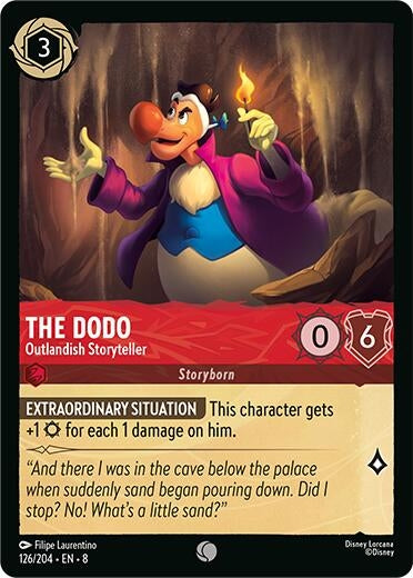 Image for The Dodo - Outlandish Storyteller (126/204) (Reign of Jafar) (8) - Disney Lorcana
