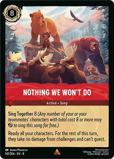 Image for Nothing We Won't Do (147/204) (Reign of Jafar) (8) - Disney Lorcana