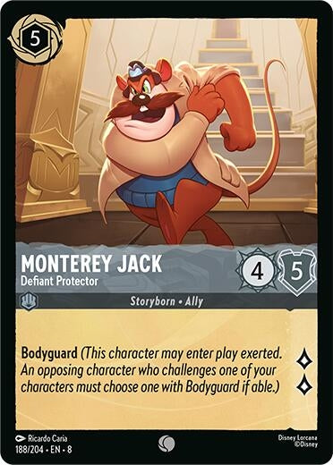 Image for Monterey Jack - Defiant Protector (188/204) (Reign of Jafar) (8) - Disney Lorcana