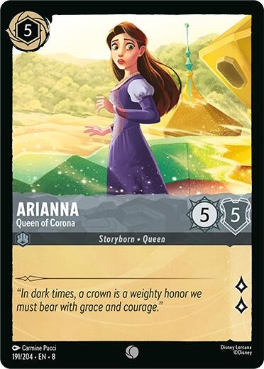 Image for Arianna - Queen of Corona (191/204) (Reign of Jafar) (8) - Disney Lorcana