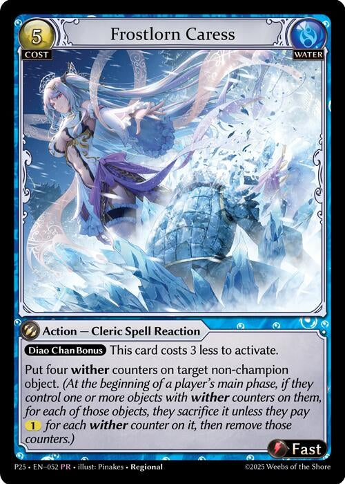 Image for Frostlorn Caress (052) (Promotional Cards) (P) - Grand Archive TCG