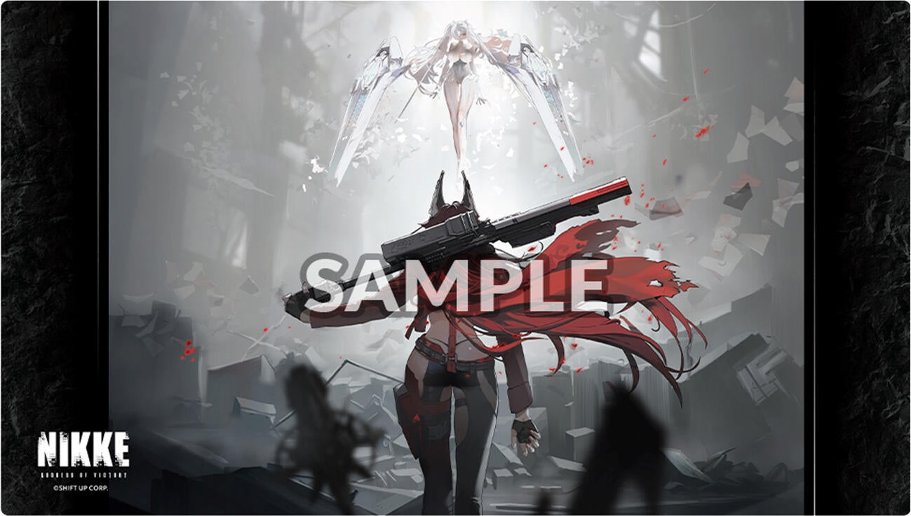 Image for Bushiroad Supplies Rubber Playmat Vol. 9: GODDESS OF VICTORY: NIKKE Design A: RED ASH - Red Hood vs Cinderella - Playmats