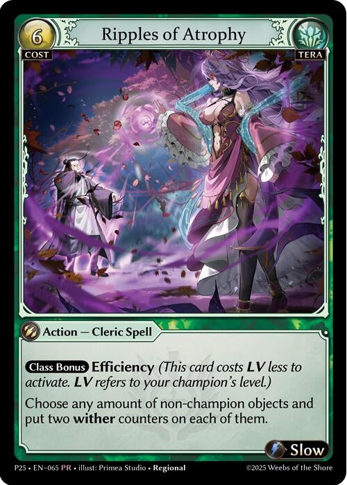 Image for Ripples of Atrophy (065) (Promotional Cards) (P) - Grand Archive TCG