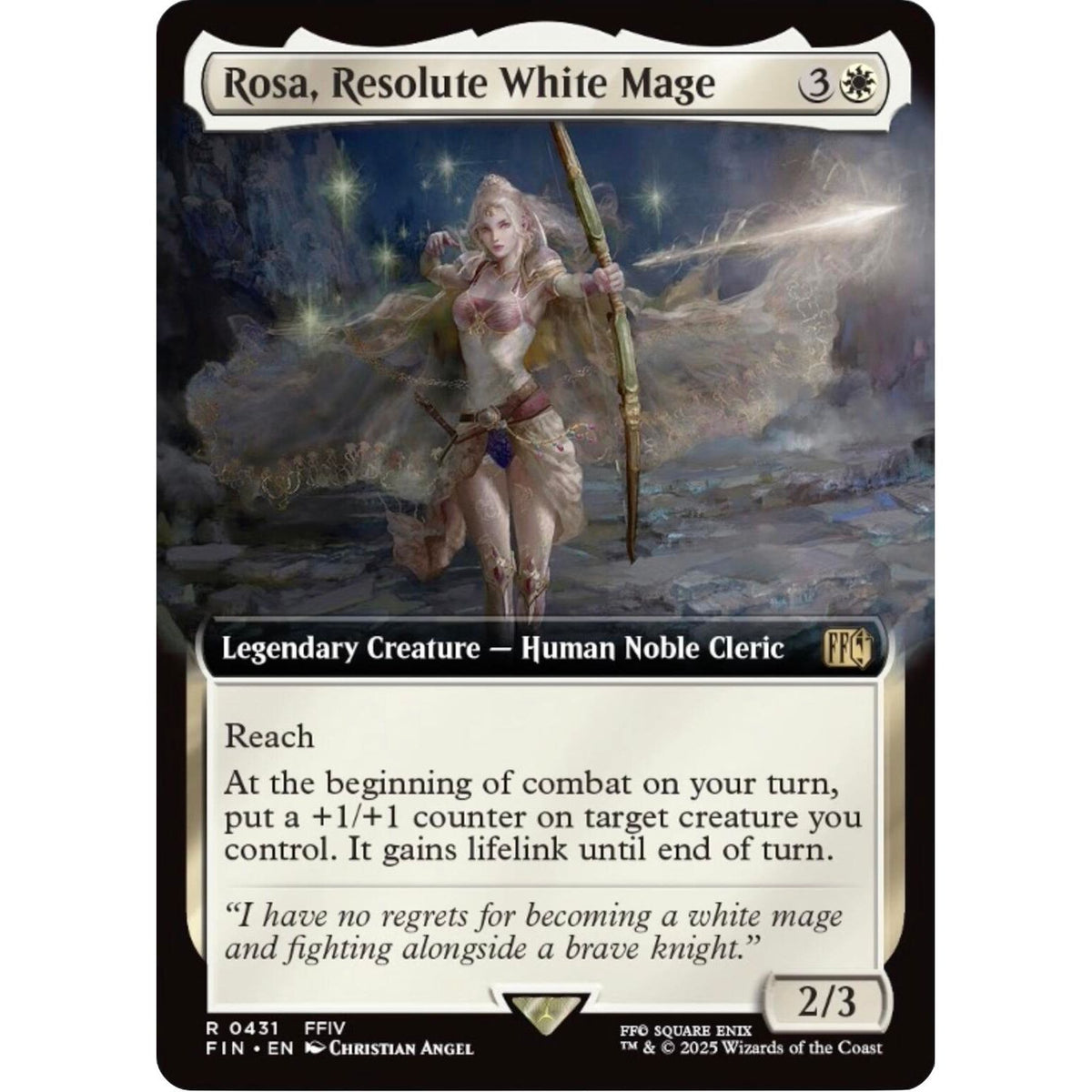 Rosa, Resolute White Mage (Extended Art) (431) (FINAL FANTASY) - PokeBox USA