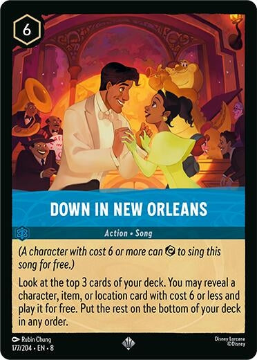 Image for Down in New Orleans (177/204) (Reign of Jafar) (8) - Disney Lorcana