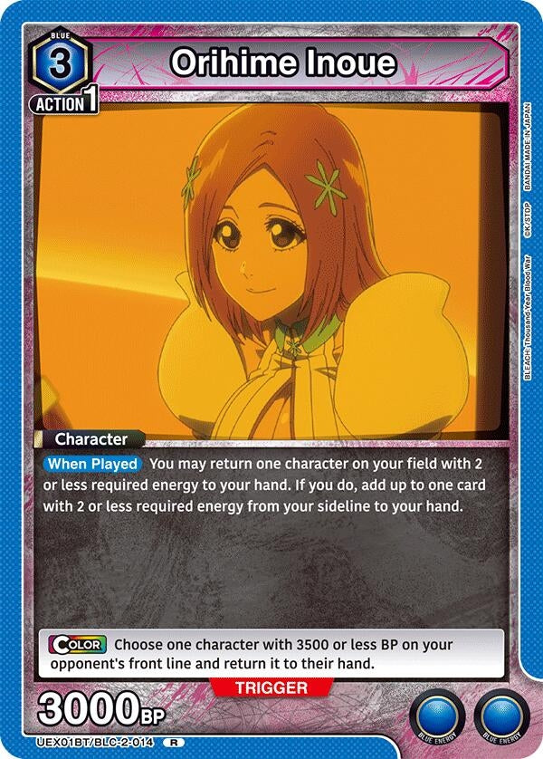 Image for Orihime Inoue (014) (UEX01BT/BLC-2-014) (UEX01BT: BLEACH: Thousand-Year Blood War Vol.2) (UEX01BT) - Union Arena