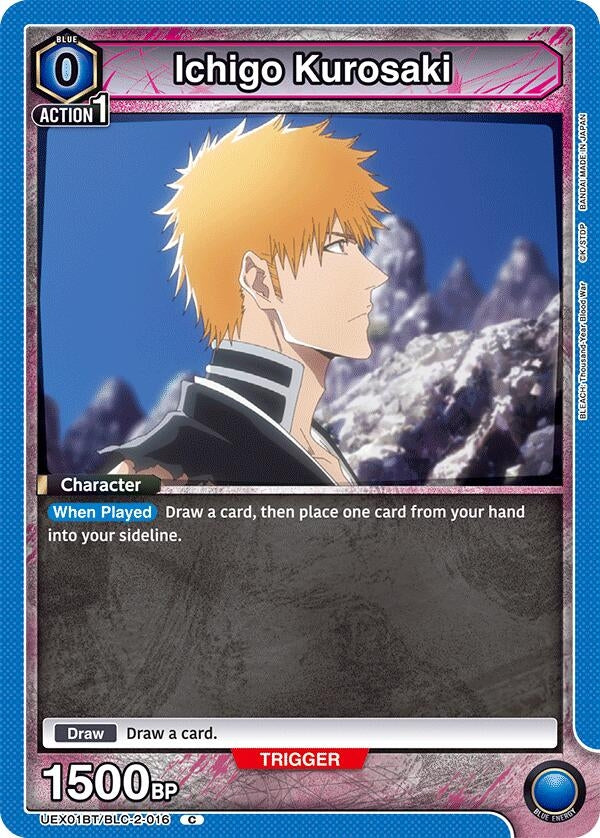 Image for Ichigo Kurosaki (016) (UEX01BT/BLC-2-016) (UEX01BT: BLEACH: Thousand-Year Blood War Vol.2) (UEX01BT) - Union Arena
